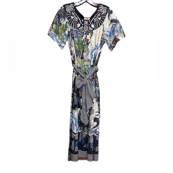 Farm Rio Graphic Rio Maxi Dress-Color Small-Color-Graphic Rio. NWT - Picture 2 of 8